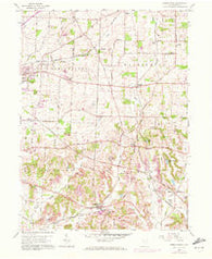 Robertsville Ohio Historical topographic map, 1:24000 scale, 7.5 X 7.5 Minute, Year 1960