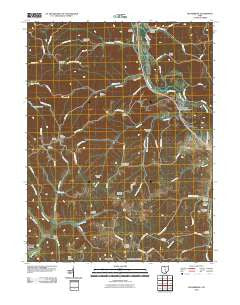 Rockbridge Ohio Historical topographic map, 1:24000 scale, 7.5 X 7.5 Minute, Year 2010