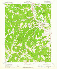 Rockbridge Ohio Historical topographic map, 1:24000 scale, 7.5 X 7.5 Minute, Year 1961