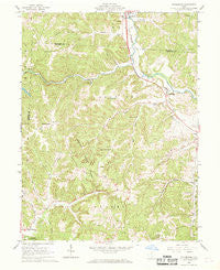 Rockbridge Ohio Historical topographic map, 1:24000 scale, 7.5 X 7.5 Minute, Year 1961