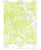 Rockbridge Ohio Historical topographic map, 1:24000 scale, 7.5 X 7.5 Minute, Year 1961