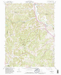 Rockbridge Ohio Historical topographic map, 1:24000 scale, 7.5 X 7.5 Minute, Year 1992