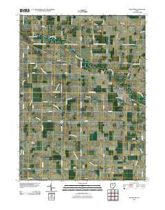 Rockford Ohio Historical topographic map, 1:24000 scale, 7.5 X 7.5 Minute, Year 2010