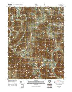 Rodney Ohio Historical topographic map, 1:24000 scale, 7.5 X 7.5 Minute, Year 2011
