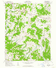 Rodney Ohio Historical topographic map, 1:24000 scale, 7.5 X 7.5 Minute, Year 1961