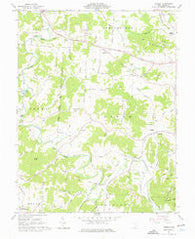 Rodney Ohio Historical topographic map, 1:24000 scale, 7.5 X 7.5 Minute, Year 1961