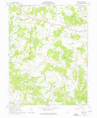 Rodney Ohio Historical topographic map, 1:24000 scale, 7.5 X 7.5 Minute, Year 1961