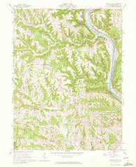 Rokeby Lock Ohio Historical topographic map, 1:24000 scale, 7.5 X 7.5 Minute, Year 1961