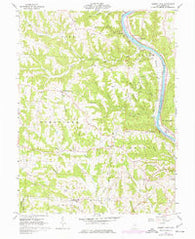Rokeby Lock Ohio Historical topographic map, 1:24000 scale, 7.5 X 7.5 Minute, Year 1961