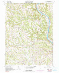 Rokeby Lock Ohio Historical topographic map, 1:24000 scale, 7.5 X 7.5 Minute, Year 1961