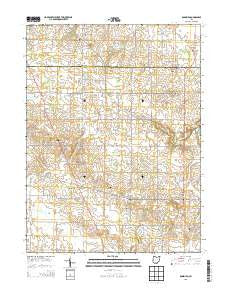 Rossburg Ohio Historical topographic map, 1:24000 scale, 7.5 X 7.5 Minute, Year 2013
