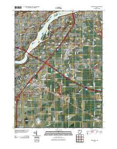 Rossford Ohio Historical topographic map, 1:24000 scale, 7.5 X 7.5 Minute, Year 2010