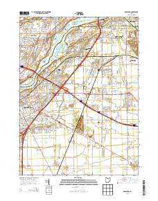 Rossford Ohio Historical topographic map, 1:24000 scale, 7.5 X 7.5 Minute, Year 2013