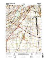 Rossford Ohio Current topographic map, 1:24000 scale, 7.5 X 7.5 Minute, Year 2016
