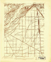 Rossford Ohio Historical topographic map, 1:24000 scale, 7.5 X 7.5 Minute, Year 1934