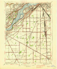 Rossford Ohio Historical topographic map, 1:31680 scale, 7.5 X 7.5 Minute, Year 1938