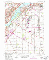 Rossford Ohio Historical topographic map, 1:24000 scale, 7.5 X 7.5 Minute, Year 1965