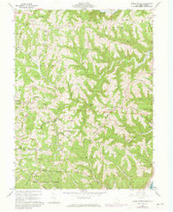 Round Bottom Ohio Historical topographic map, 1:24000 scale, 7.5 X 7.5 Minute, Year 1960
