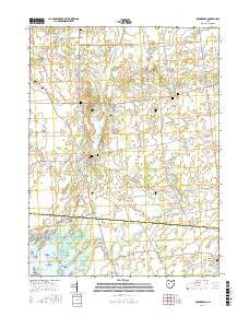 Roundhead Ohio Current topographic map, 1:24000 scale, 7.5 X 7.5 Minute, Year 2016