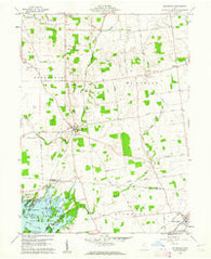 Roundhead Ohio Historical topographic map, 1:24000 scale, 7.5 X 7.5 Minute, Year 1960