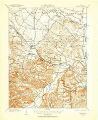 Roxabell Ohio Historical topographic map, 1:62500 scale, 15 X 15 Minute, Year 1912
