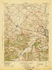 Roxabell Ohio Historical topographic map, 1:62500 scale, 15 X 15 Minute, Year 1944