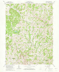 Ruraldale Ohio Historical topographic map, 1:24000 scale, 7.5 X 7.5 Minute, Year 1961
