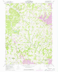 Ruraldale Ohio Historical topographic map, 1:24000 scale, 7.5 X 7.5 Minute, Year 1961