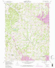 Ruraldale Ohio Historical topographic map, 1:24000 scale, 7.5 X 7.5 Minute, Year 1961