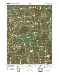 Rushsylvania Ohio Historical topographic map, 1:24000 scale, 7.5 X 7.5 Minute, Year 2010