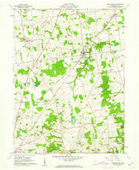 Rushsylvania Ohio Historical topographic map, 1:24000 scale, 7.5 X 7.5 Minute, Year 1961