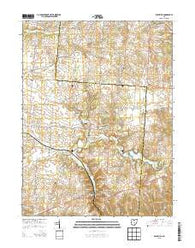 Rushville Ohio Historical topographic map, 1:24000 scale, 7.5 X 7.5 Minute, Year 2013