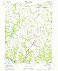 Russellville Ohio Historical topographic map, 1:24000 scale, 7.5 X 7.5 Minute, Year 1961