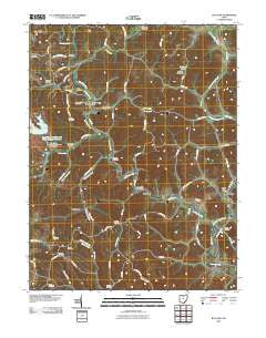 Rutland Ohio Historical topographic map, 1:24000 scale, 7.5 X 7.5 Minute, Year 2010