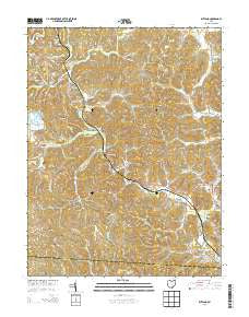 Rutland Ohio Historical topographic map, 1:24000 scale, 7.5 X 7.5 Minute, Year 2013