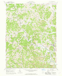 Rutland Ohio Historical topographic map, 1:24000 scale, 7.5 X 7.5 Minute, Year 1960
