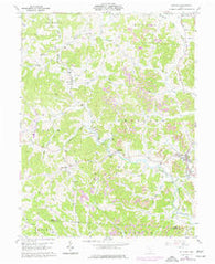 Rutland Ohio Historical topographic map, 1:24000 scale, 7.5 X 7.5 Minute, Year 1960