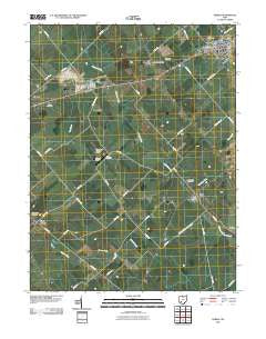 Sabina Ohio Historical topographic map, 1:24000 scale, 7.5 X 7.5 Minute, Year 2010