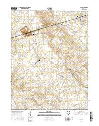 Sabina Ohio Current topographic map, 1:24000 scale, 7.5 X 7.5 Minute, Year 2016