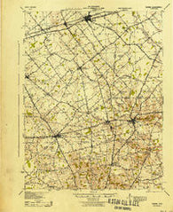 Sabina Ohio Historical topographic map, 1:62500 scale, 15 X 15 Minute, Year 1943