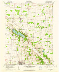Saint Paris Ohio Historical topographic map, 1:24000 scale, 7.5 X 7.5 Minute, Year 1961