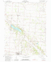Saint Paris Ohio Historical topographic map, 1:24000 scale, 7.5 X 7.5 Minute, Year 1961