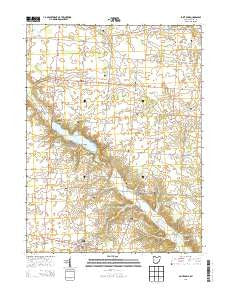 Saint Paris Ohio Historical topographic map, 1:24000 scale, 7.5 X 7.5 Minute, Year 2013
