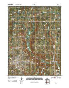 Salem Ohio Historical topographic map, 1:24000 scale, 7.5 X 7.5 Minute, Year 2010