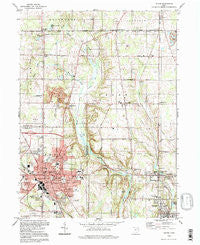 Salem Ohio Historical topographic map, 1:24000 scale, 7.5 X 7.5 Minute, Year 1994