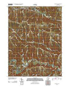 Salineville Ohio Historical topographic map, 1:24000 scale, 7.5 X 7.5 Minute, Year 2010