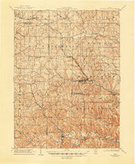 Salineville Ohio Historical topographic map, 1:62500 scale, 15 X 15 Minute, Year 1905