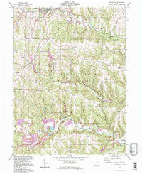 Salineville Ohio Historical topographic map, 1:24000 scale, 7.5 X 7.5 Minute, Year 1994