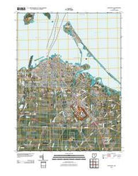 Sandusky Ohio Historical topographic map, 1:24000 scale, 7.5 X 7.5 Minute, Year 2010