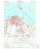 Sandusky Ohio Historical topographic map, 1:24000 scale, 7.5 X 7.5 Minute, Year 1969